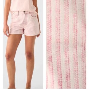 Pink Striped Women's Shorts
